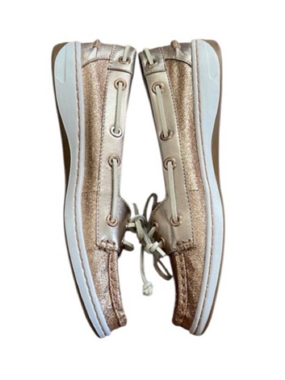 COACH Richelle Loafer Boat
Glitter Gold Sz 7B W - Picture 13 of 14